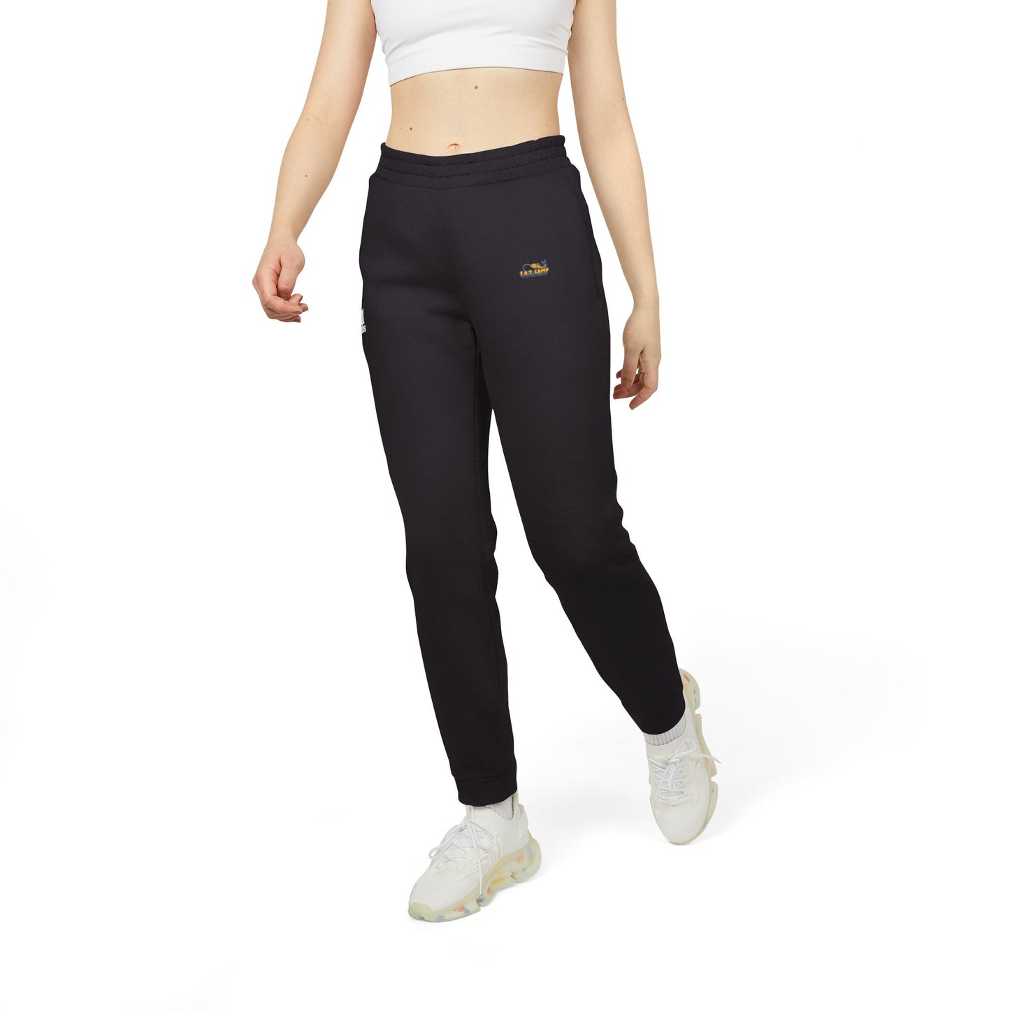 adidas logo Joggers | Charcoal Fleece Sweatpants