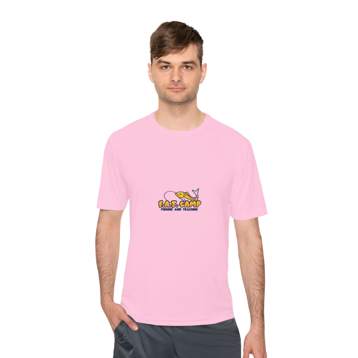 Fat Camp Cartoon Dog Tee | Retro Illustration, Small Chest Print