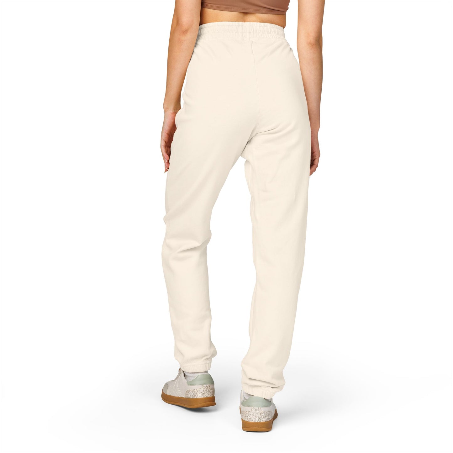 Tiny Sunrise Embroidered Sweatpants | Garment-Dyed Fleece Joggers