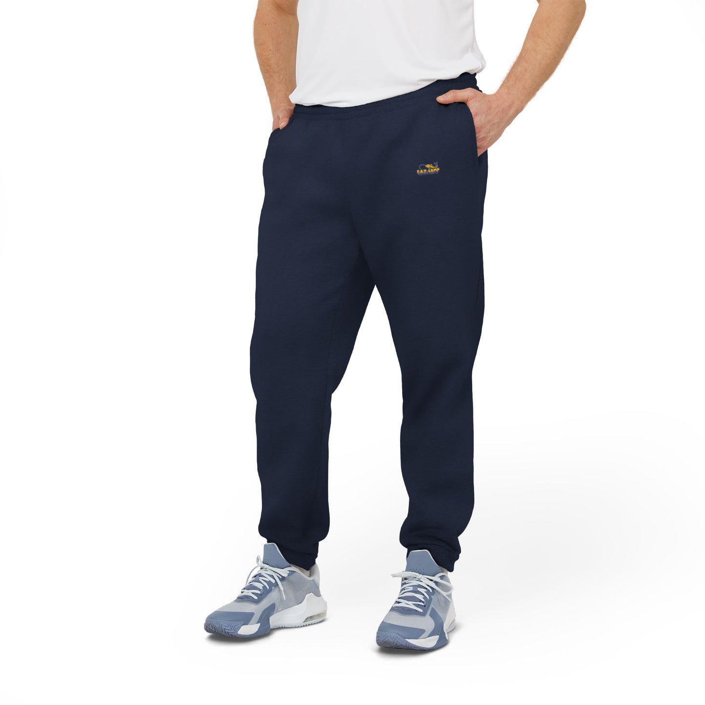 adidas logo Joggers | Charcoal Fleece Sweatpants