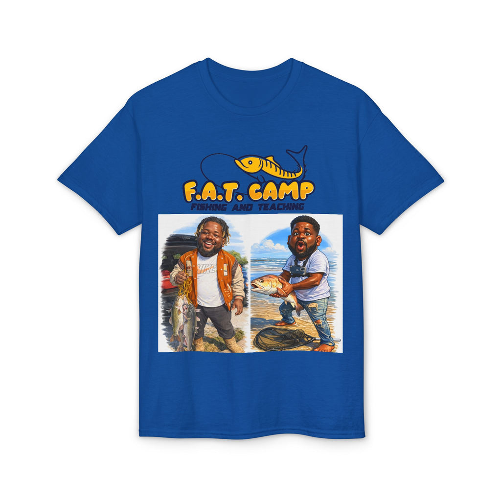 F.A.T. Camp Fishing T-Shirt — “D. Hayes: Gotta Hold Ya Mouth Right” Graphic Tee