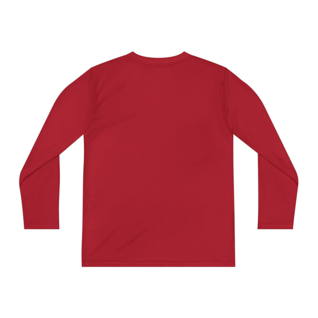 Eat Camp logo Youth Long Sleeve Tee | camper design, kids outdoor shirt