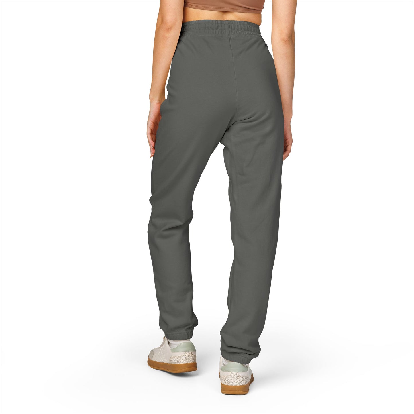 Tiny Sunrise Embroidered Sweatpants | Garment-Dyed Fleece Joggers