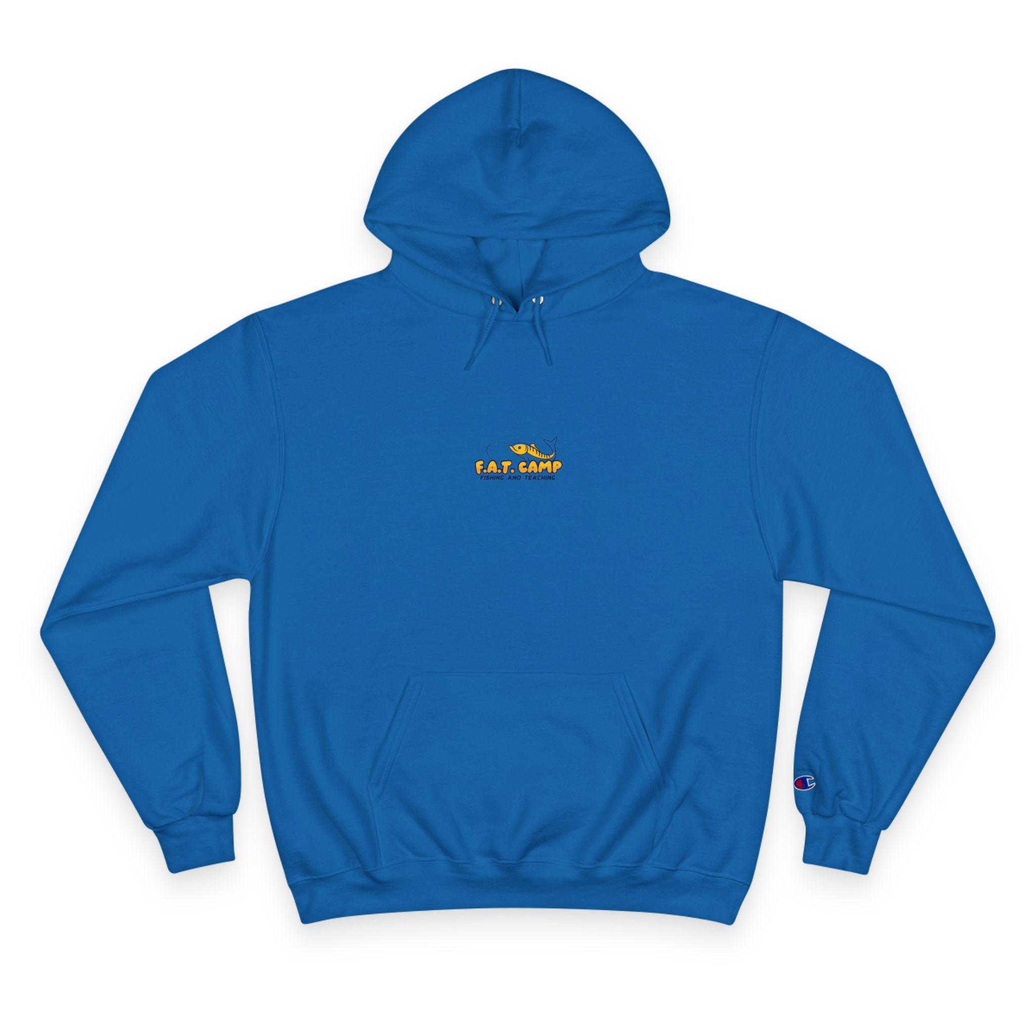 Gold Little Champion logo Champion Hoodie | Small Chest Embroidered Logo