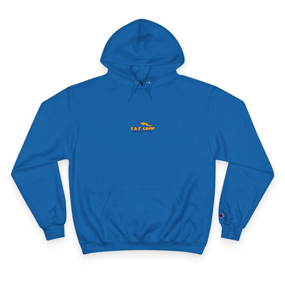 Gold Little Champion logo Champion Hoodie | Small Chest Embroidered Logo