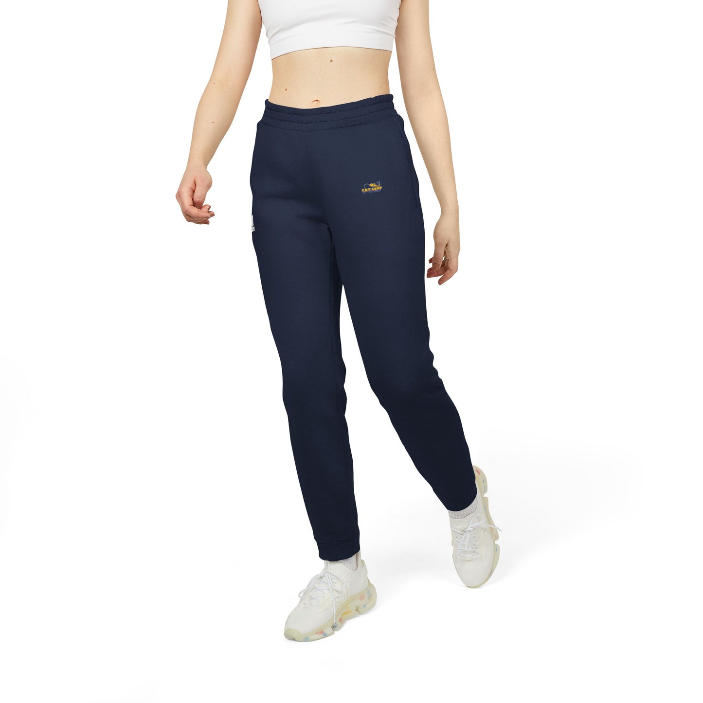 adidas logo Joggers | Charcoal Fleece Sweatpants
