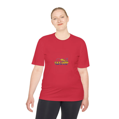 Fat Camp Cartoon Dog Tee | Retro Illustration, Small Chest Print