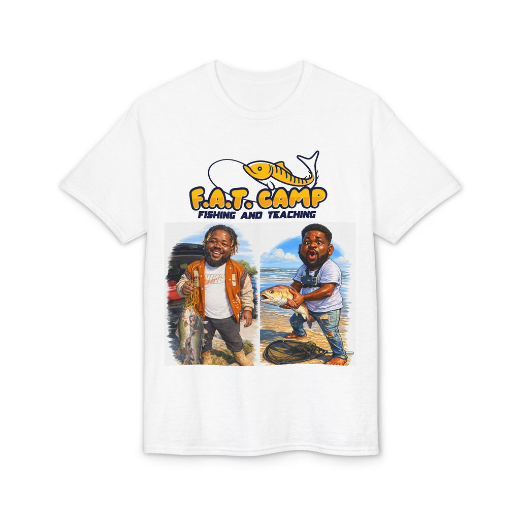 F.A.T. Camp Fishing T-Shirt — “D. Hayes: Gotta Hold Ya Mouth Right” Graphic Tee