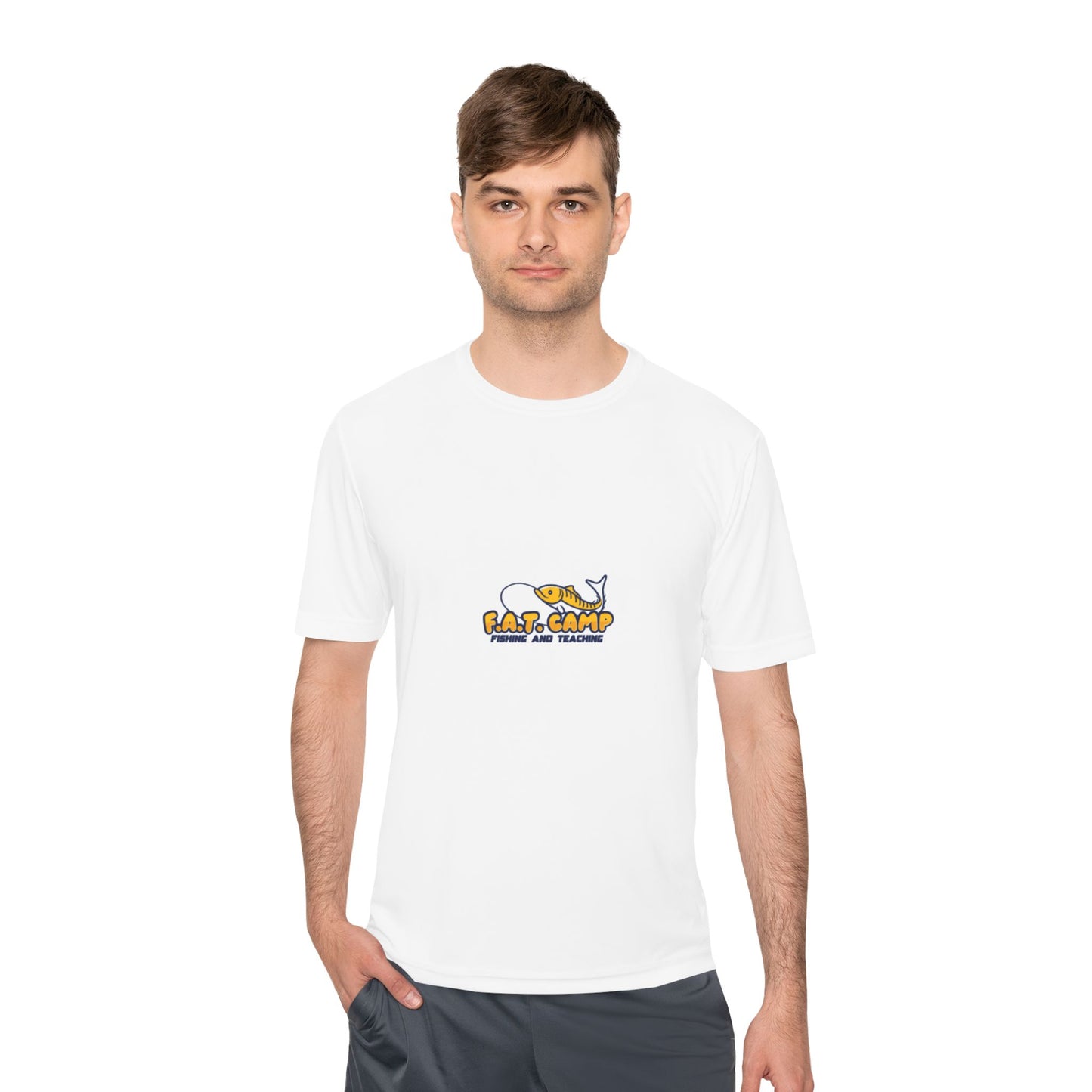 Fat Camp Cartoon Dog Tee | Retro Illustration, Small Chest Print