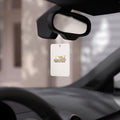 Fat Camp Whale Illustration Car Air Freshener | Cute Nautical Car Scent