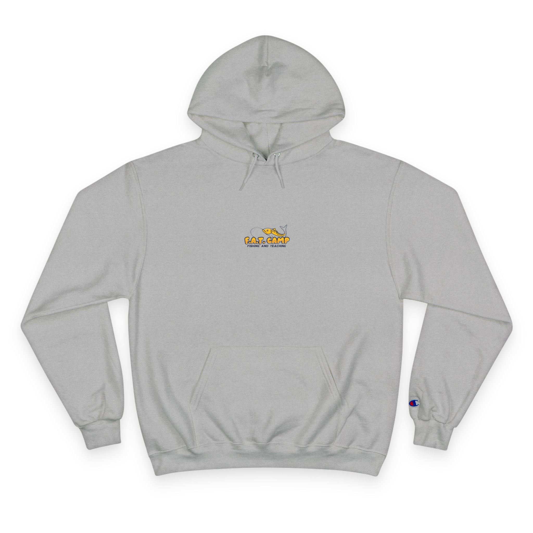 Gold Little Champion logo Champion Hoodie | Small Chest Embroidered Logo