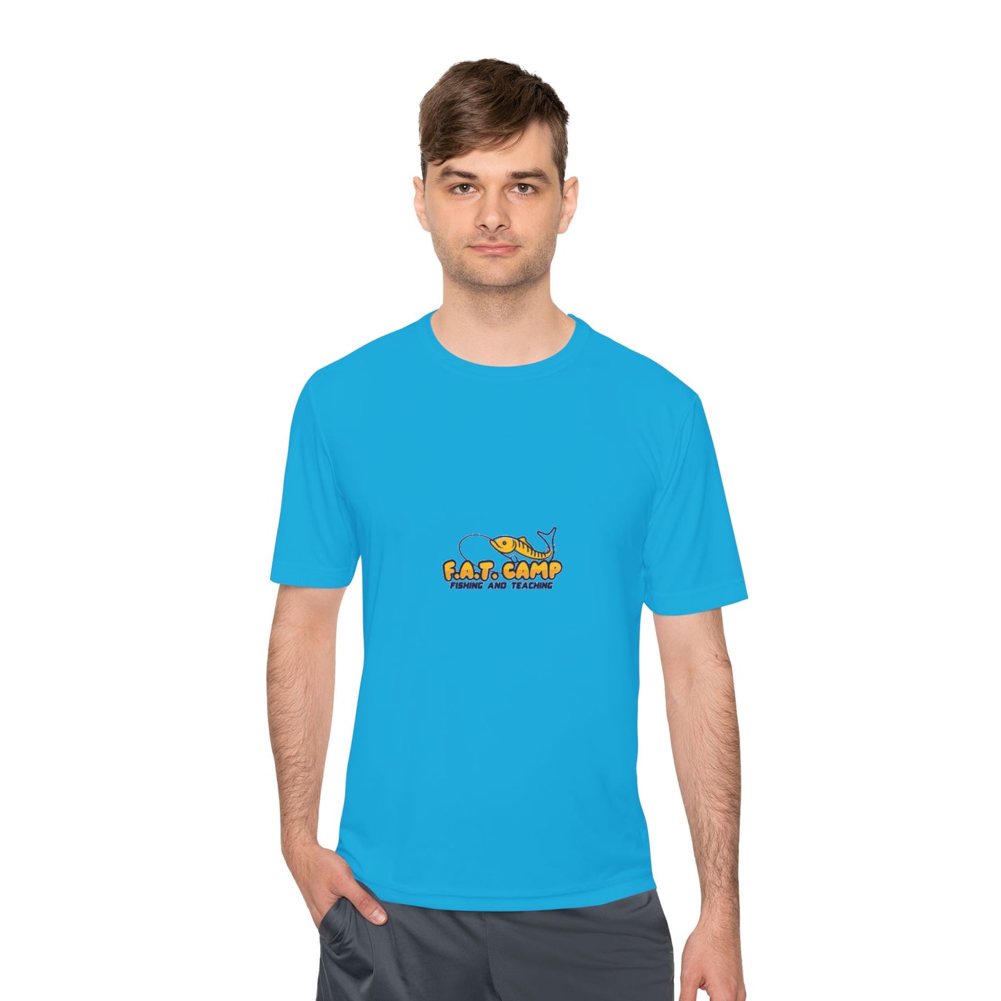 Fat Camp Cartoon Dog Tee | Retro Illustration, Small Chest Print