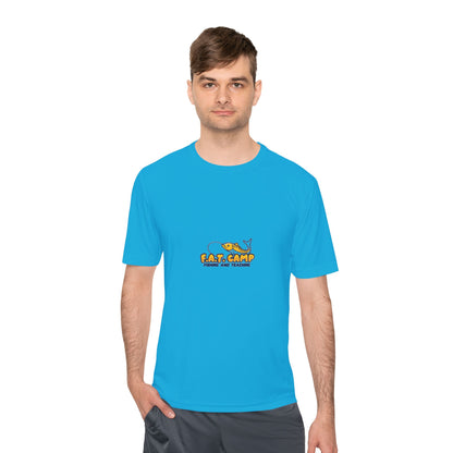 Fat Camp Cartoon Dog Tee | Retro Illustration, Small Chest Print
