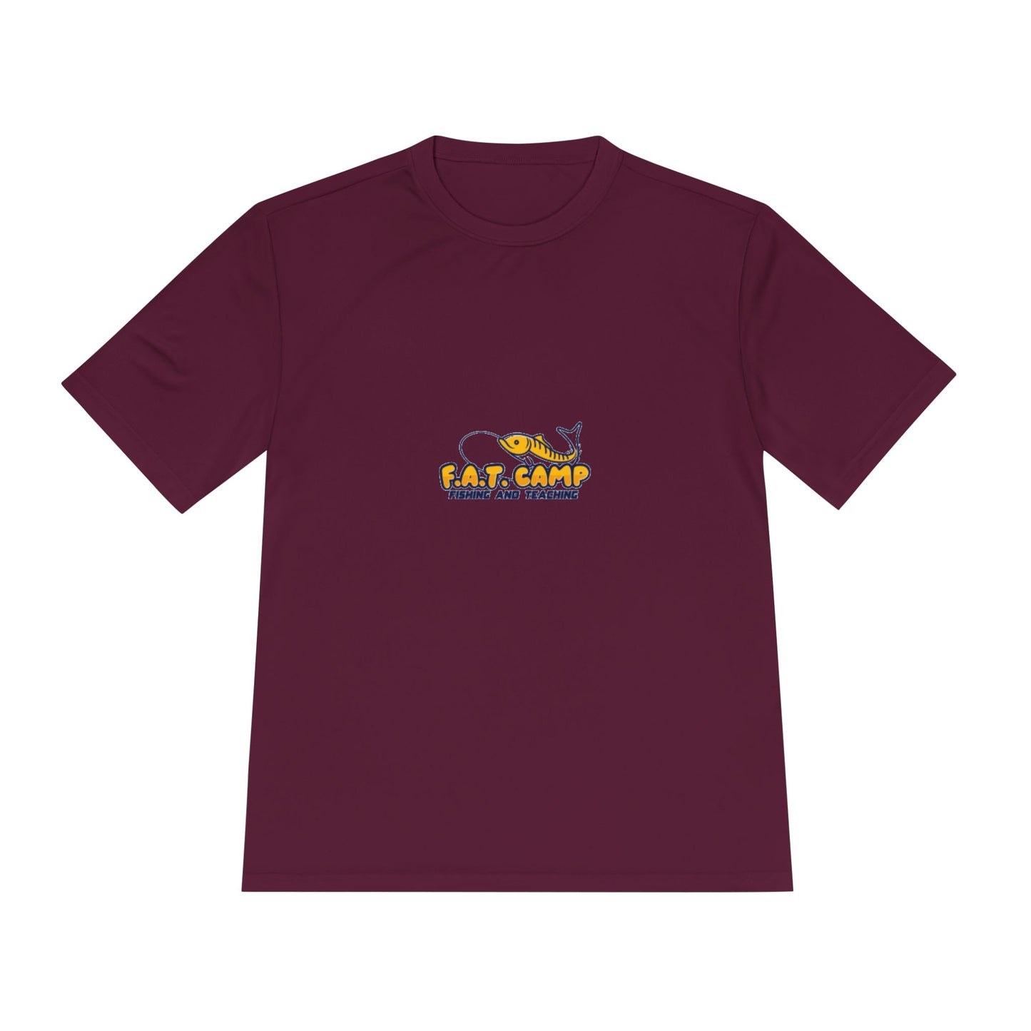 Fat Camp Cartoon Dog Tee | Retro Illustration, Small Chest Print