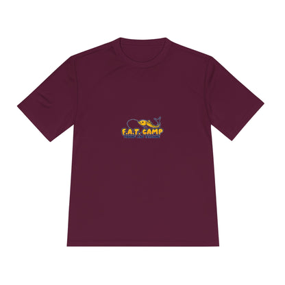 Fat Camp Cartoon Dog Tee | Retro Illustration, Small Chest Print