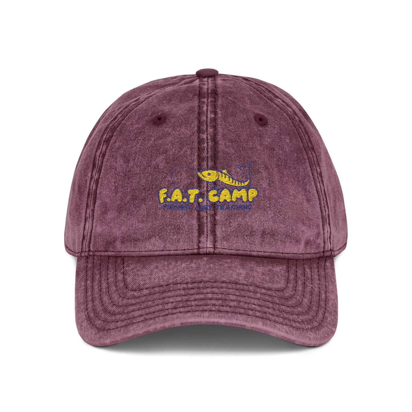 Tiny Sunflower Embroidery Vintage Cap | Distressed Baseball Hat