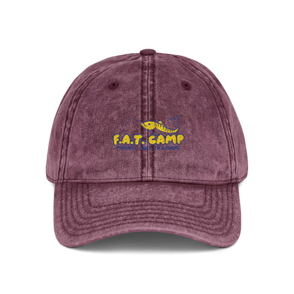 Tiny Sunflower Embroidery Vintage Cap | Distressed Baseball Hat