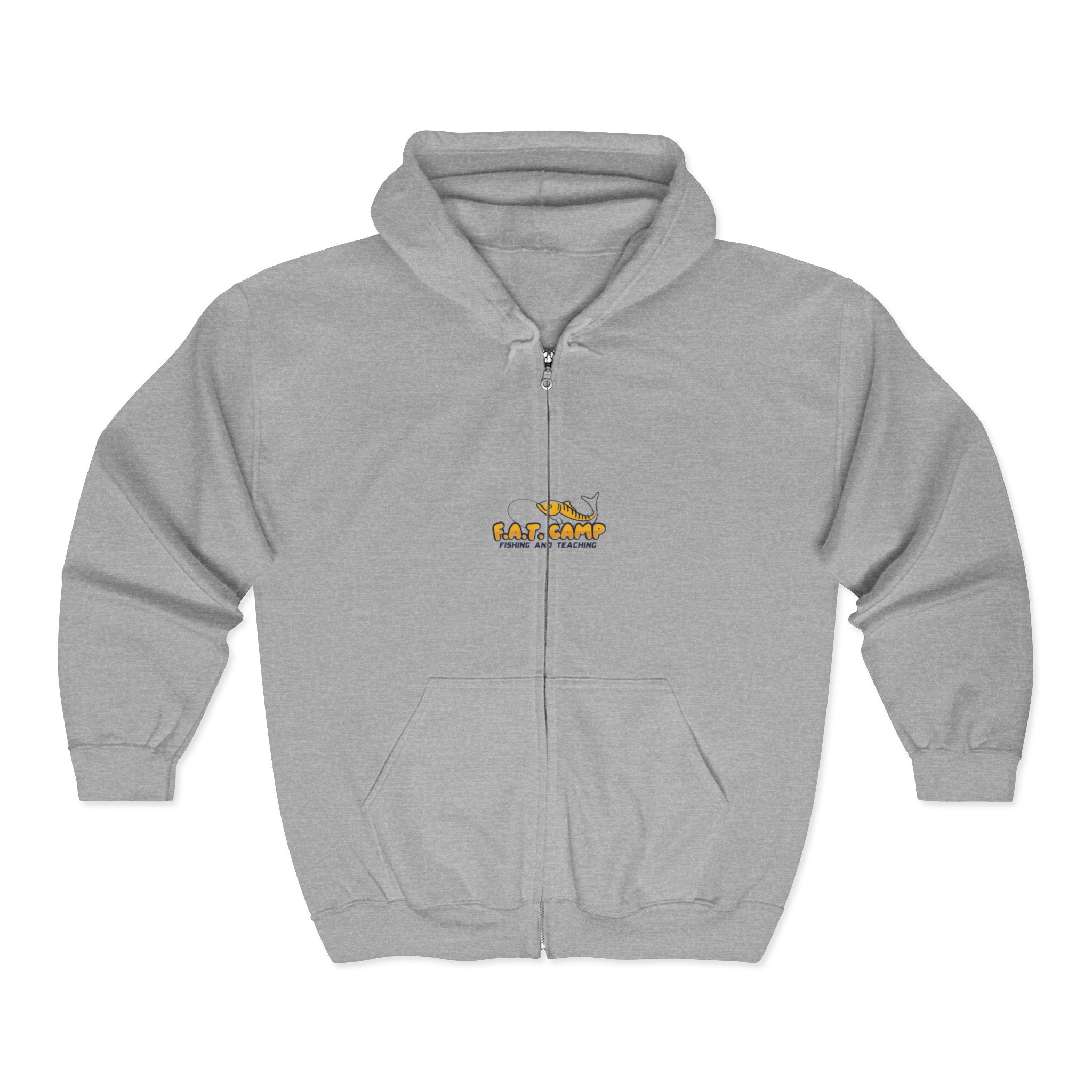 FAT CAMP graphic zip hoodie | Full Zip Hooded Sweatshirt