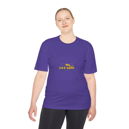 Fat Camp Cartoon Dog Tee | Retro Illustration, Small Chest Print