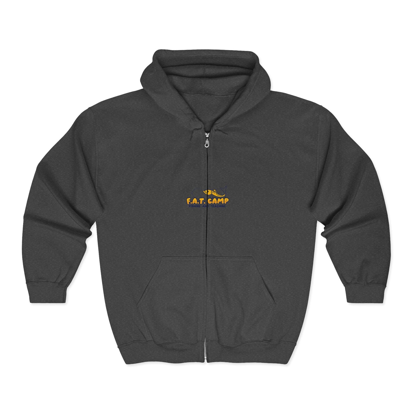FAT CAMP graphic zip hoodie | Full Zip Hooded Sweatshirt
