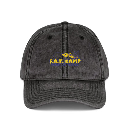 Tiny Sunflower Embroidery Vintage Cap | Distressed Baseball Hat