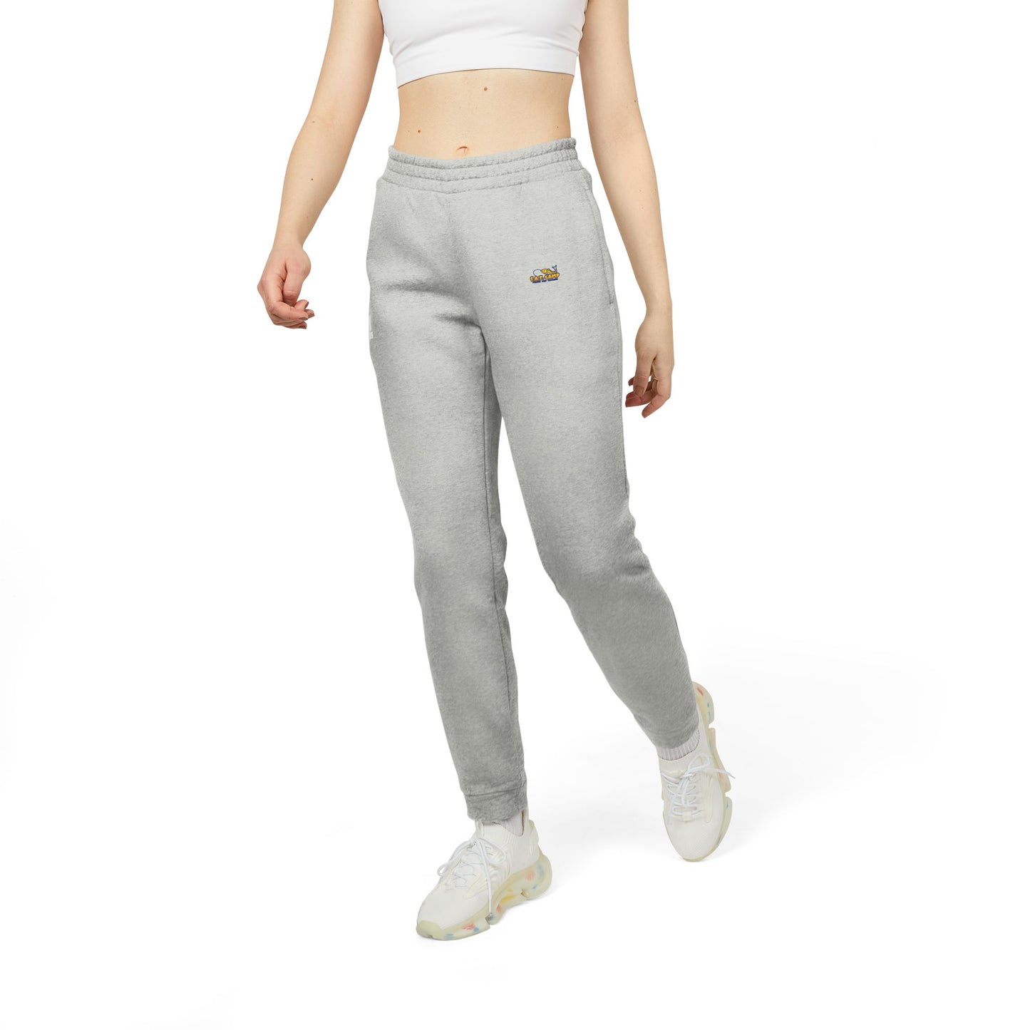 adidas logo Joggers | Charcoal Fleece Sweatpants