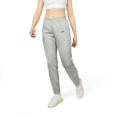 adidas logo Joggers | Charcoal Fleece Sweatpants