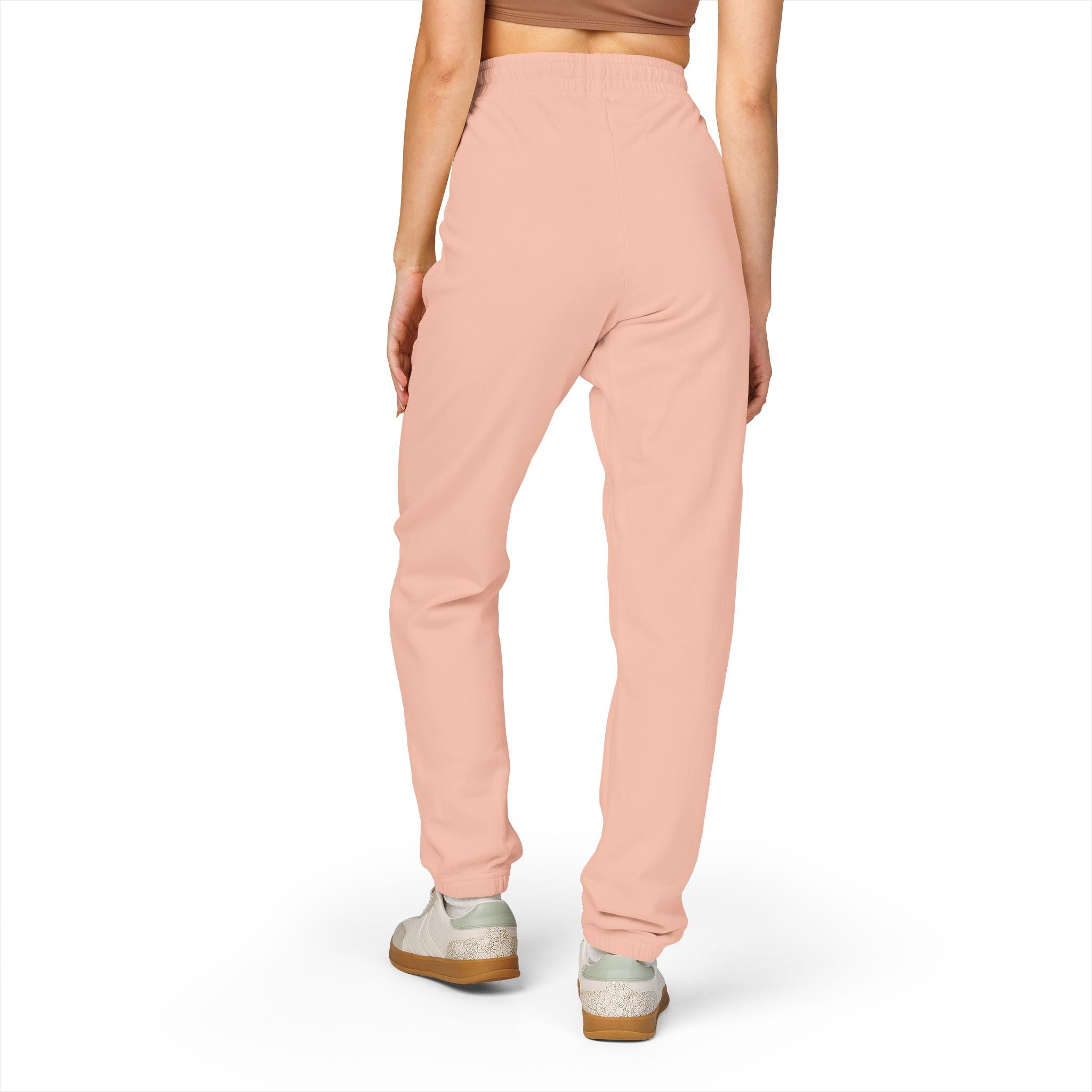 Tiny Sunrise Embroidered Sweatpants | Garment-Dyed Fleece Joggers