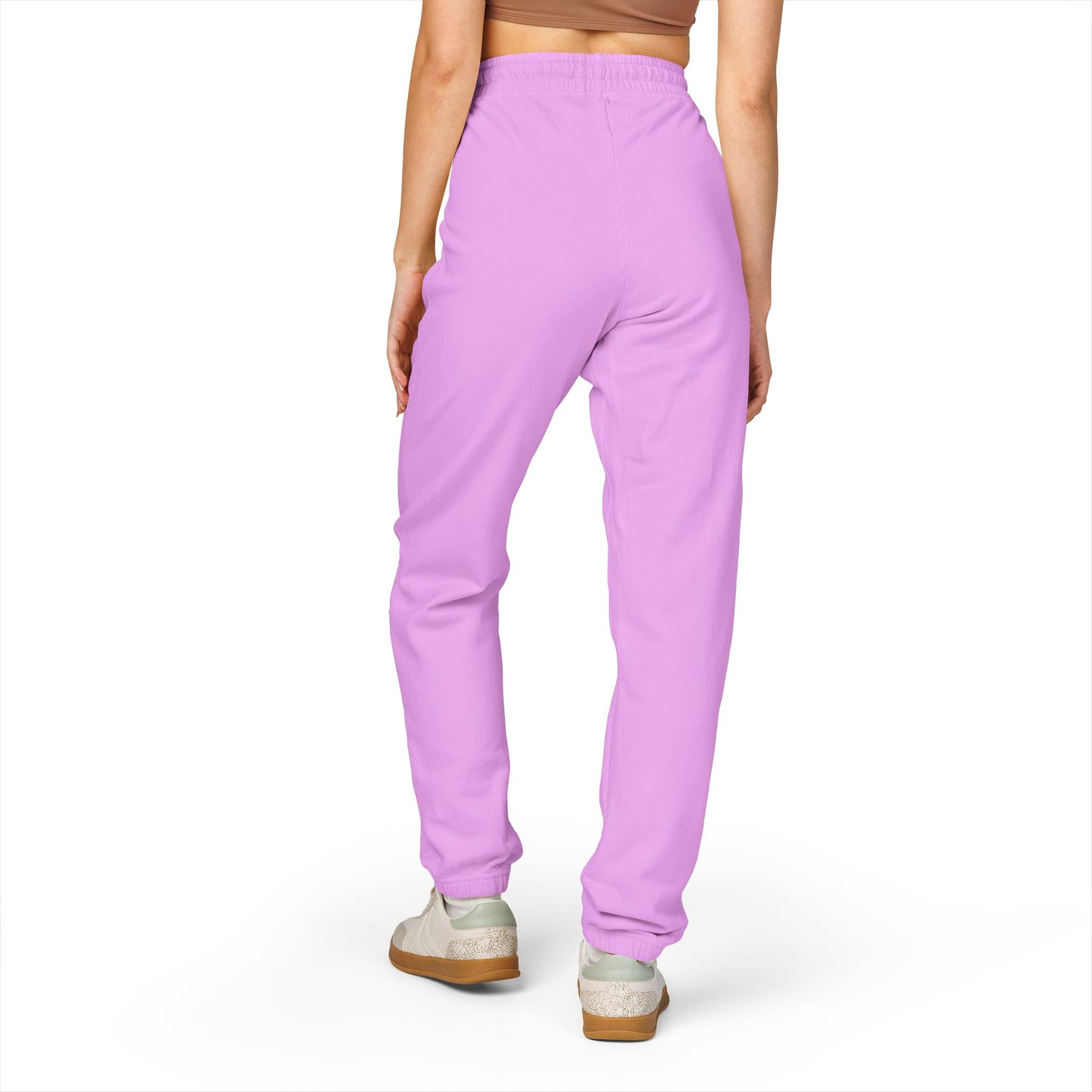 Tiny Sunrise Embroidered Sweatpants | Garment-Dyed Fleece Joggers