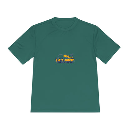 Fat Camp Cartoon Dog Tee | Retro Illustration, Small Chest Print