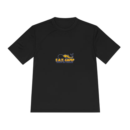 Fat Camp Cartoon Dog Tee | Retro Illustration, Small Chest Print