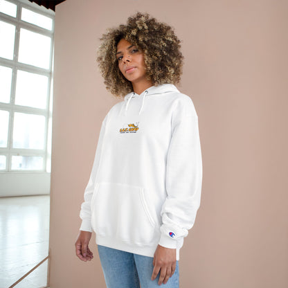 Gold Little Champion logo Champion Hoodie | Small Chest Embroidered Logo