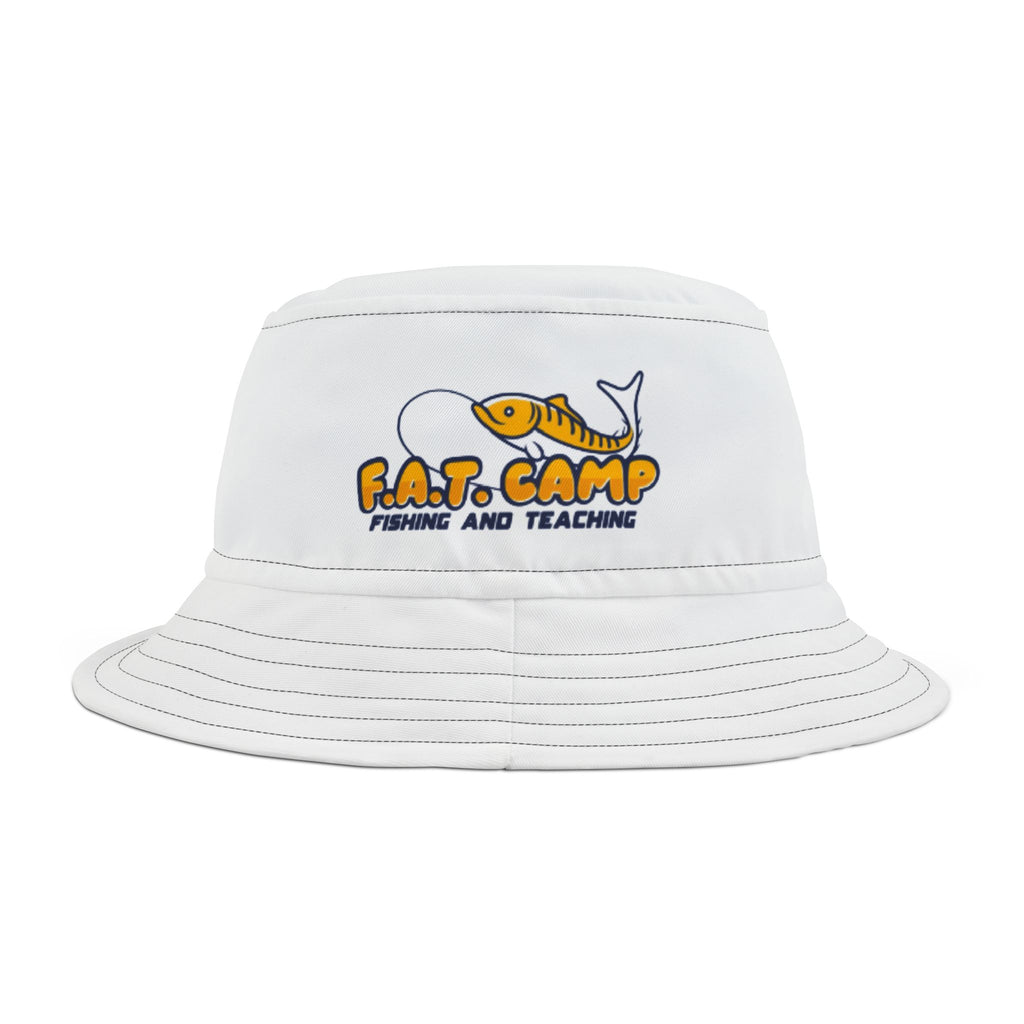 F.A.T. Camp Fishing and Teaching Bucket Hat | Fish Logo Bucket Hat