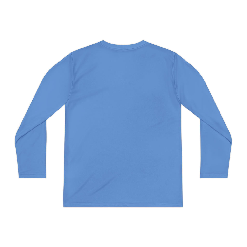 Eat Camp logo Youth Long Sleeve Tee | camper design, kids outdoor shirt