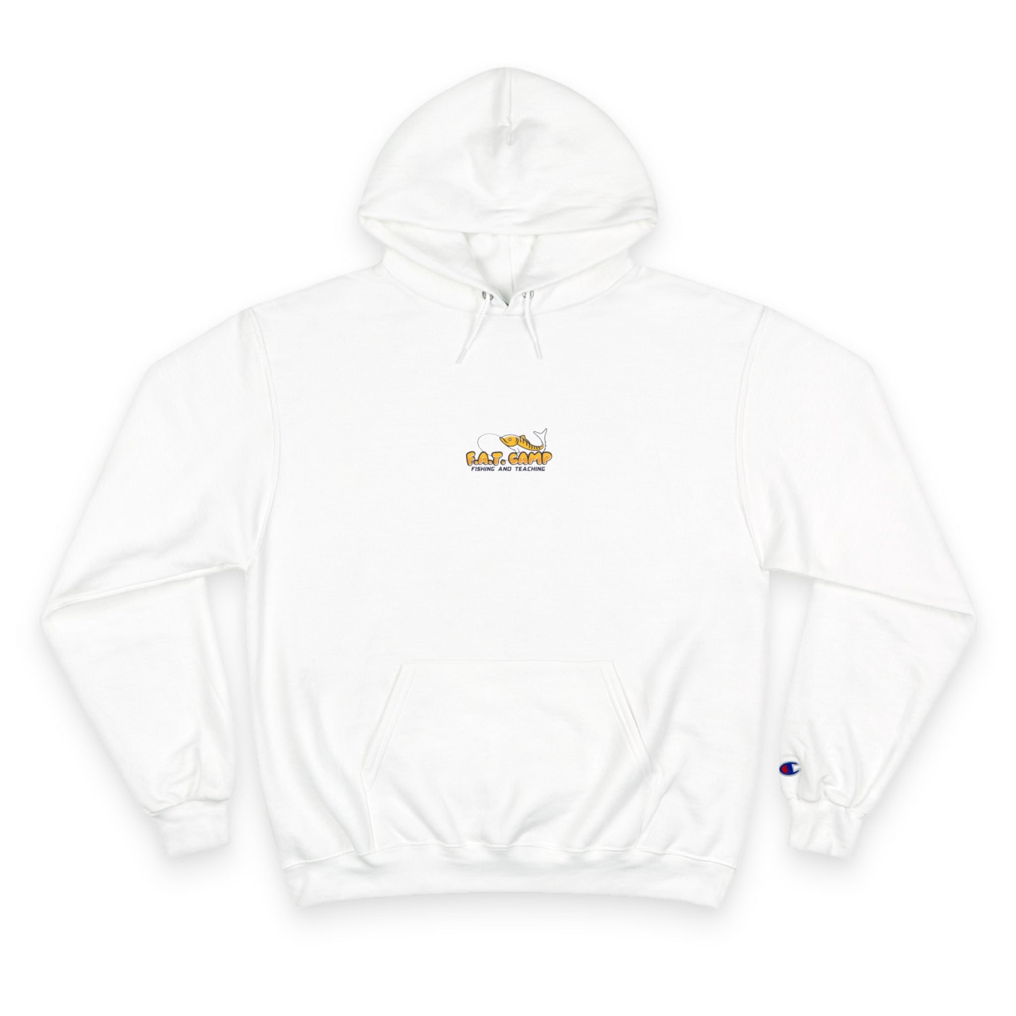 Gold Little Champion logo Champion Hoodie | Small Chest Embroidered Logo