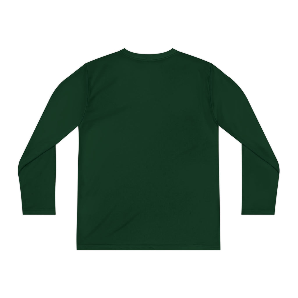 Eat Camp logo Youth Long Sleeve Tee | camper design, kids outdoor shirt