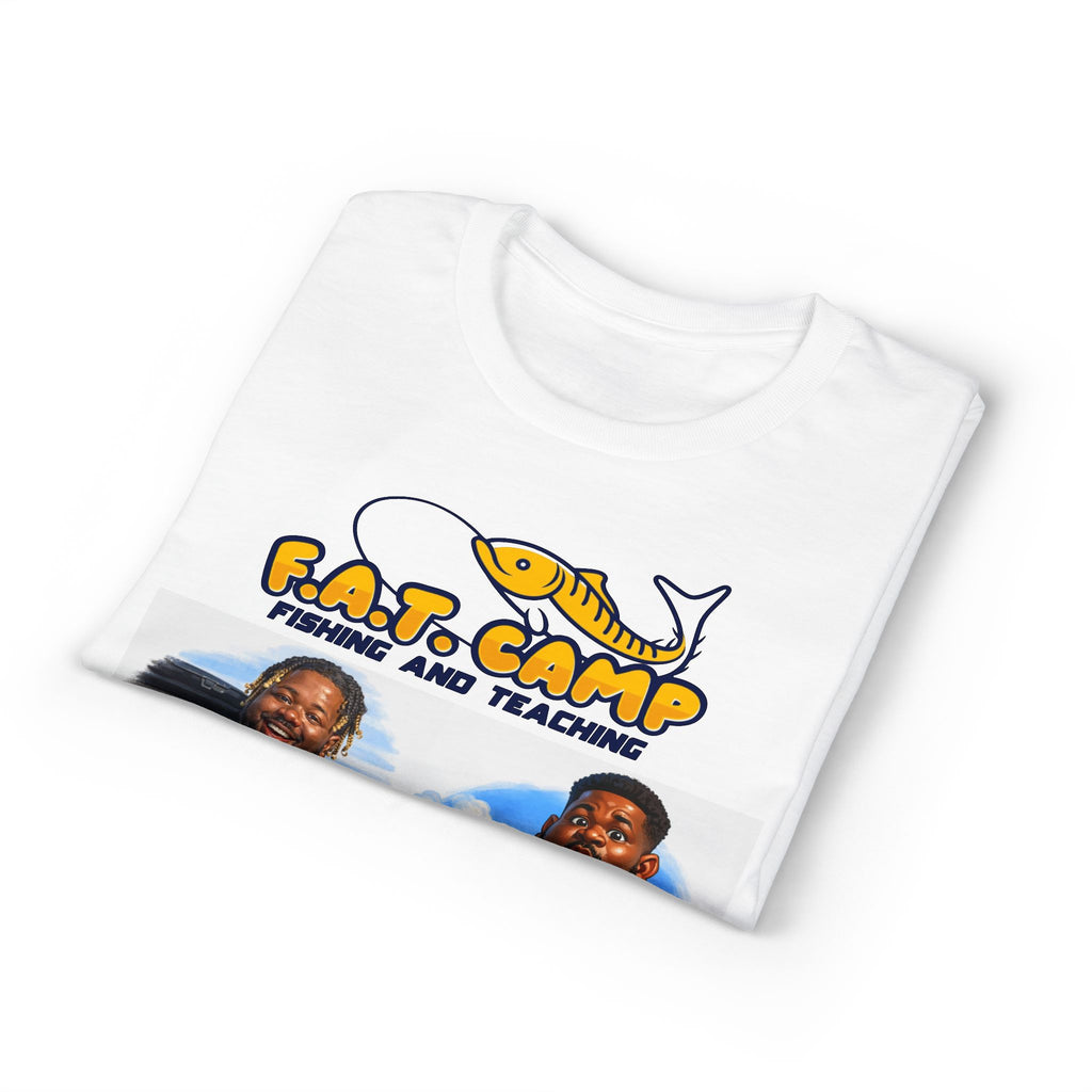 F.A.T. Camp Fishing T-Shirt — “D. Hayes: Gotta Hold Ya Mouth Right” Graphic Tee