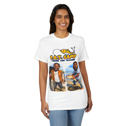 F.A.T. Camp Fishing T-Shirt — “D. Hayes: Gotta Hold Ya Mouth Right” Graphic Tee