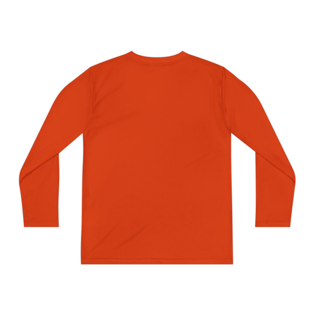 Eat Camp logo Youth Long Sleeve Tee | camper design, kids outdoor shirt