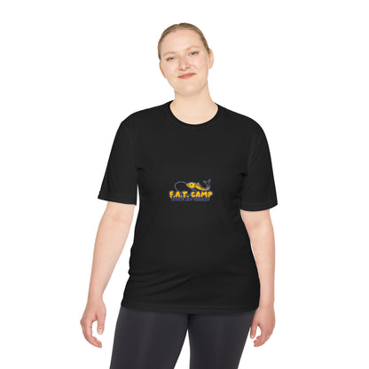 Fat Camp Cartoon Dog Tee | Retro Illustration, Small Chest Print