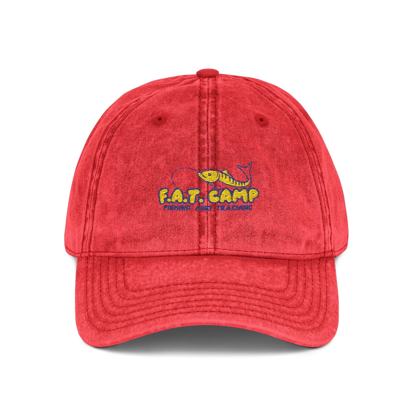 Tiny Sunflower Embroidery Vintage Cap | Distressed Baseball Hat