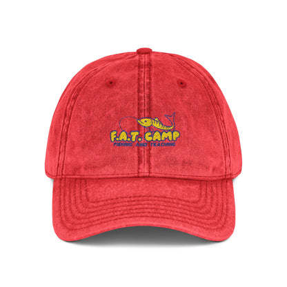 Tiny Sunflower Embroidery Vintage Cap | Distressed Baseball Hat