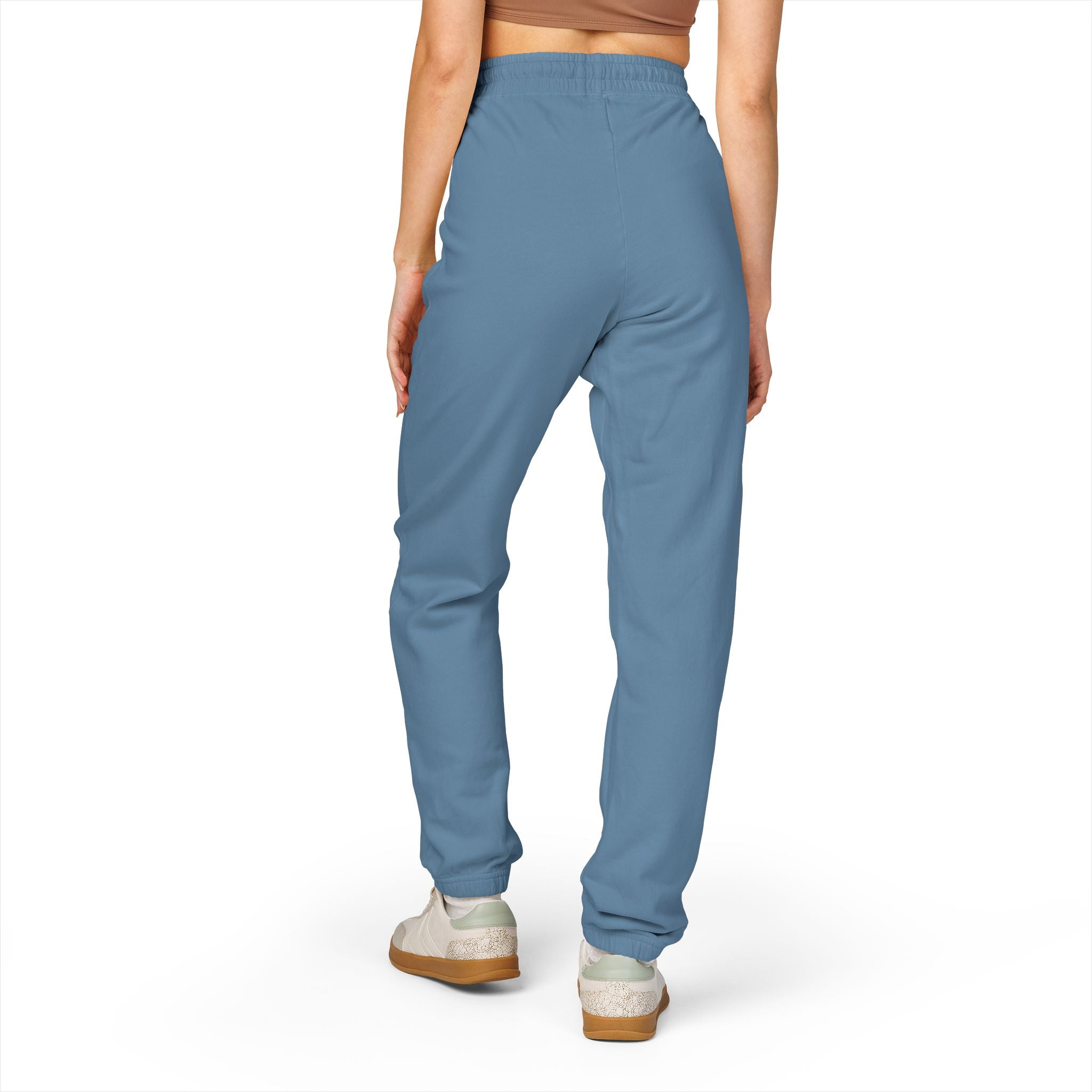 Tiny Sunrise Embroidered Sweatpants | Garment-Dyed Fleece Joggers