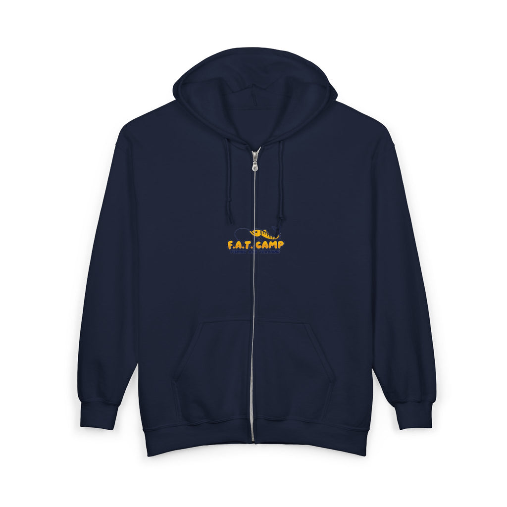 FAT CAMP graphic zip hoodie | Full Zip Hooded Sweatshirt