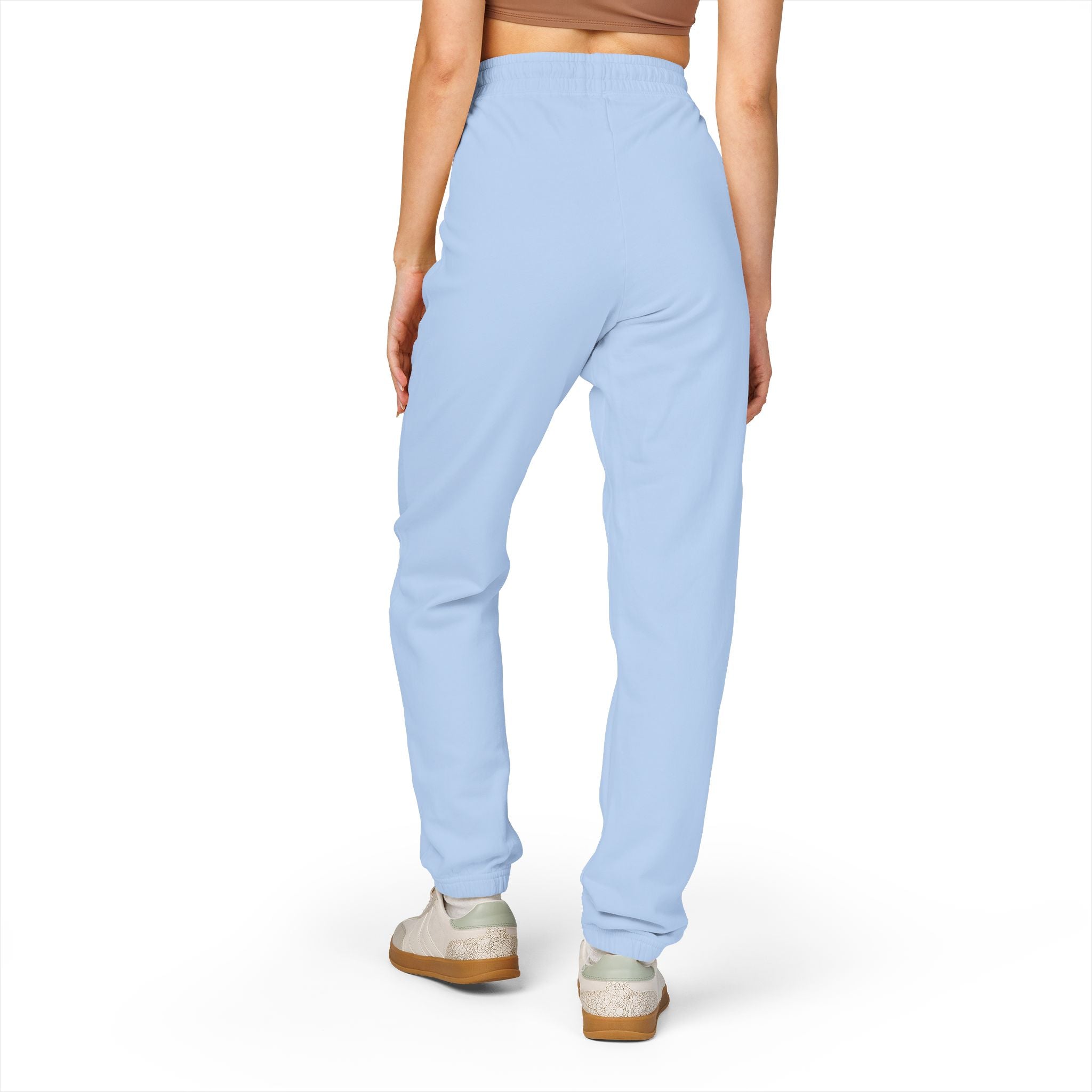 Tiny Sunrise Embroidered Sweatpants | Garment-Dyed Fleece Joggers