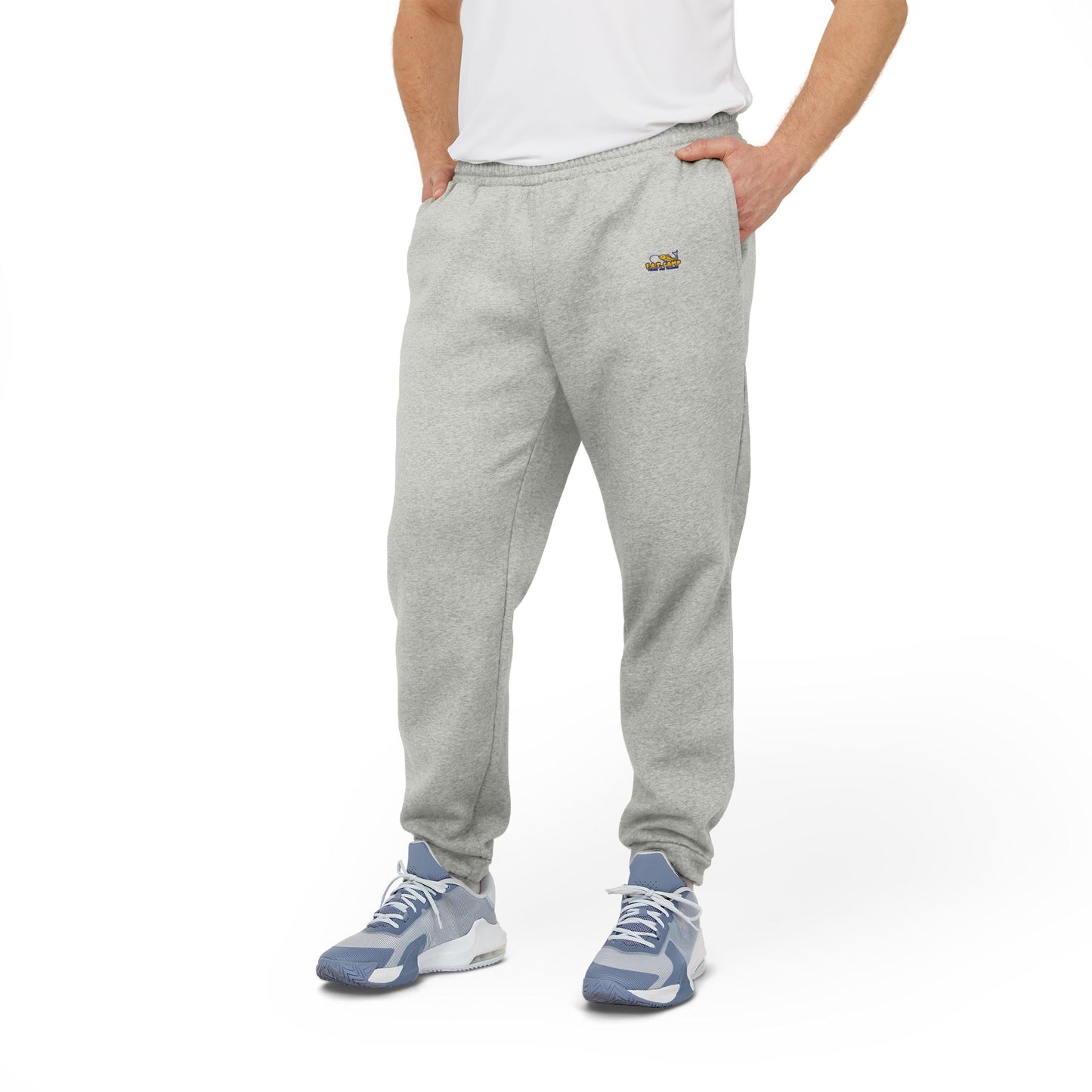 adidas logo Joggers | Charcoal Fleece Sweatpants