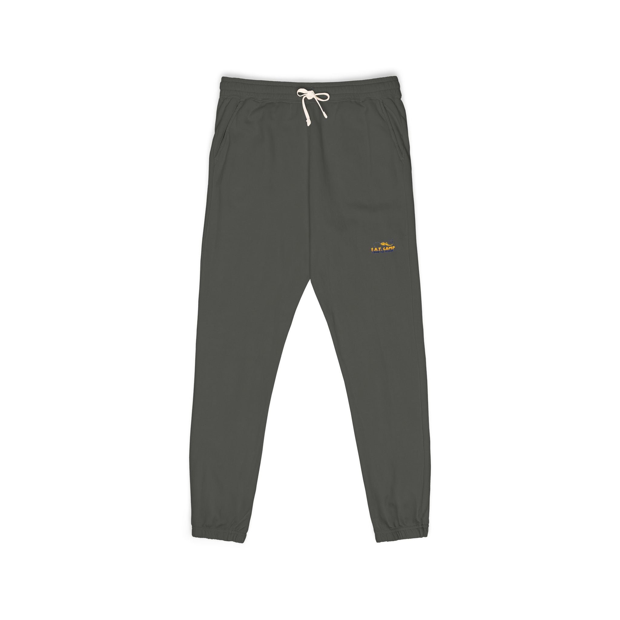 Tiny Sunrise Embroidered Sweatpants | Garment-Dyed Fleece Joggers