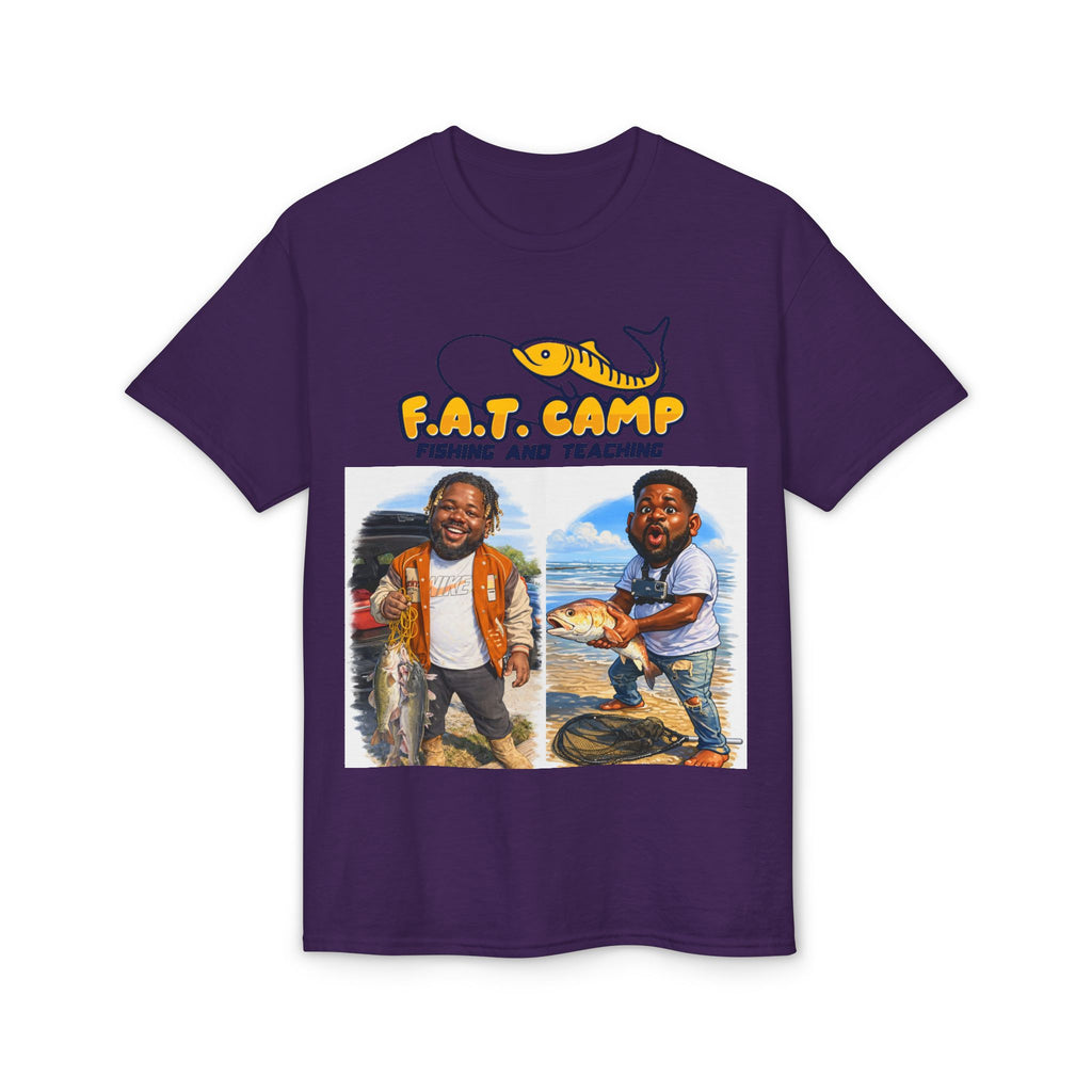 F.A.T. Camp Fishing T-Shirt — “D. Hayes: Gotta Hold Ya Mouth Right” Graphic Tee