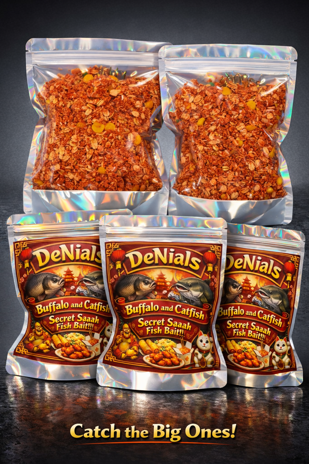 DENIALS Buffalo and Catfish Secret Saah Fish Bait