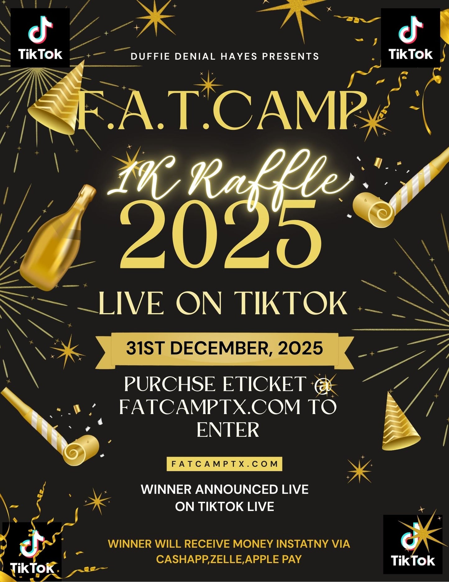 FATCAMP NEW YEAR RAFFLE TICKET
